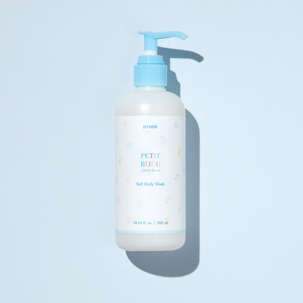 [エチュードハウス] プチビジュー コットン スノーモイスチャー ボディローション / ソフトボディウォッシュ 300ml