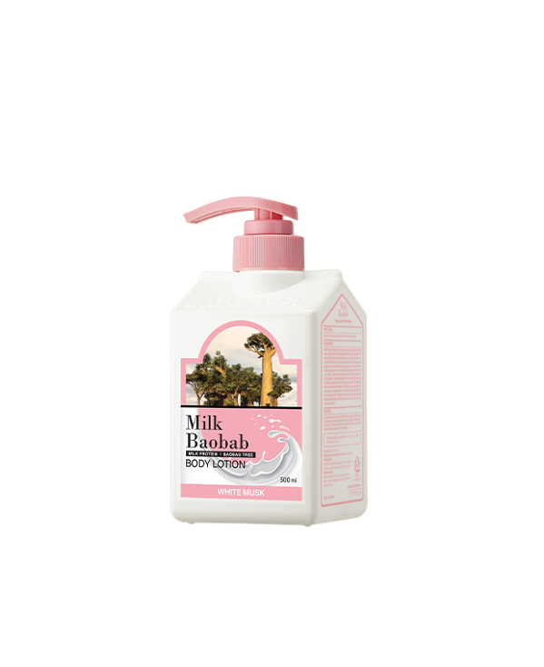 [ミルクバオバブ] オリジナル ボディーローション ホワイトムスク 500ml