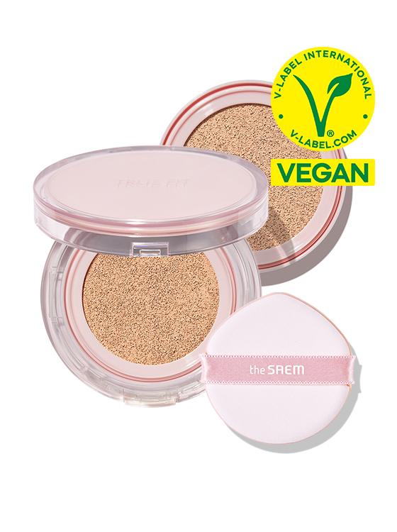 [The Saem] トゥルーフィットグロウクッション (本品+レフィル) 12g+12g :: K-Beauty / 韓国コスメ
