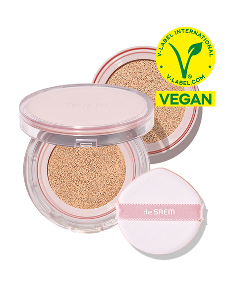 [The Saem] トゥルーフィットグロウクッション (本品+レフィル) 12g+12g :: K-Beauty / 韓国コスメ